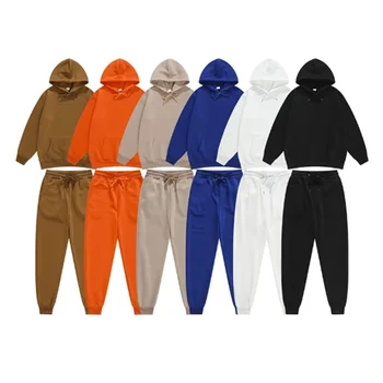 Обикновена многоцветни мъжки и женски флисовые качулки, пуловер, hoody, костюм за бягане, панталони