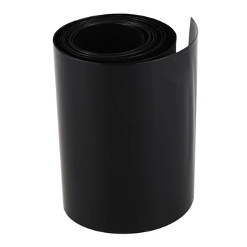 Опаковка от термоусадочных тръби от PVC Акумулаторна LiPo батерия NiMH NiCd (2 м 120 мм
 черен)