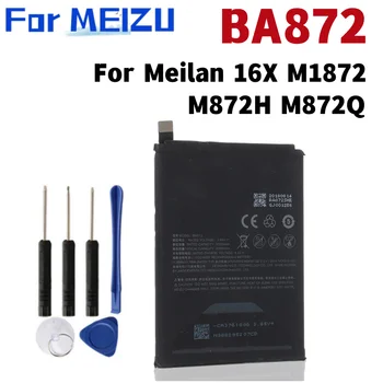 Оригинална Батерия на Meizu BA872 с капацитет 3060 mah За Meizu Meilan 16X M1872 M872H M872Q Високо Качество С Номер за Проследяване