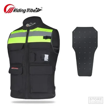 Отразяваща жилетка за каране на мотоциклет Triber за моторните състезания, туристически дрехи без ръкави, яке за мотокрос с висока видимост, жилетка