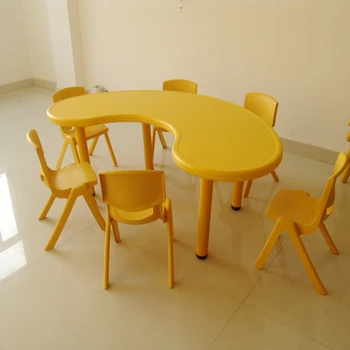 Пластмасови детски маси, домашни бюра, игрална маса за ранно обучение в детската градина, маса за хранене, Подвижен плот за деца, детски мебели