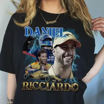 Реколта риза Даниел Ricciardo, hoody Даниел Ricciardo, тениска с графичен дизайн в ретро стил от 90-те години, под формата на качулки Driver Racing Championship