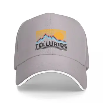 Теллурид Колорадо, Ретро ретро туризъм, сноуборд, приключенски ски, планински шапка, бейзболна шапка, модни плажна дамска шапка, мъжки