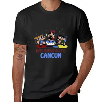 Тениска Bad Girls Go to Cancun, тениска с графичен дизайн, красиви блузи, мъжки дрехи