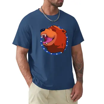Тениска Bear for Hire, риза с домашен любимец принтом за момчета, дрехи kawaii, тениска с графики, мъжки t-shirt