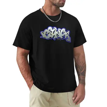 Тениска ESONER С градските графити в уличном стил, тениска с къс ръкав, естетична дрехи, черни мъжки тениски