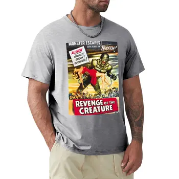 Тениска Revenge of the Creature, изработена по поръчка на тениска, блуза, тениски, мъжки тениски с къс ръкав, висока тениски