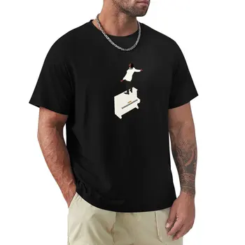 Тениска с изображение на пиано Runaway на Kanye, тениска за момче, красиви блузи, мъжки дрехи