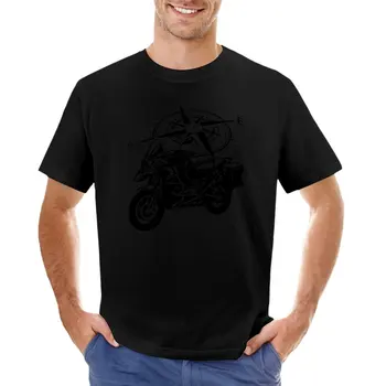 Тениска с история приключение на мотоциклет, тениска оверсайз, блуза, бели тениски за момчета, мъжки ризи, стилни ежедневни
