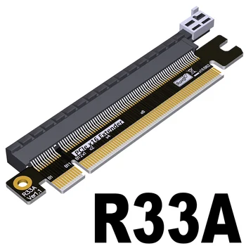 Удължителен кабел за тестване на карта с памет PCIe 4.0 x16, защита от пренасяне, адаптер за свързване към дънната платка, съвместима с PCI Express Gen3 Gen4 R33