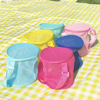 Универсална чанта за плажни играчки, Сгъваема Окото чанта за детски играчки, чанта за съхранение на Преносим плажни играчки, аксесоари за плуване