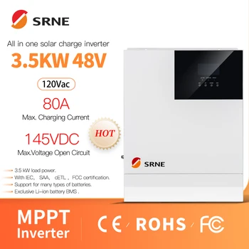 Цената на хибриден автономен слънчев инвертор SRNE 2kw 3Kw 5Kw 10kW 12Kw