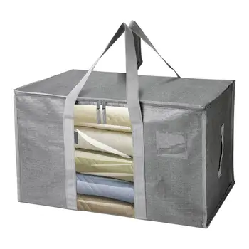 Чанта за съхранение, решения за съхранение на постелки, тежкотоварни чанти за носене на по-големи размери с повишен дръжки за дрехи за носене