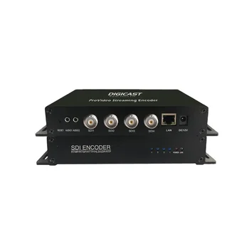 Четырехканальный енкодер на видео стрийминг, HD SDI h.265 1080p IPTV SDI iptv encoder